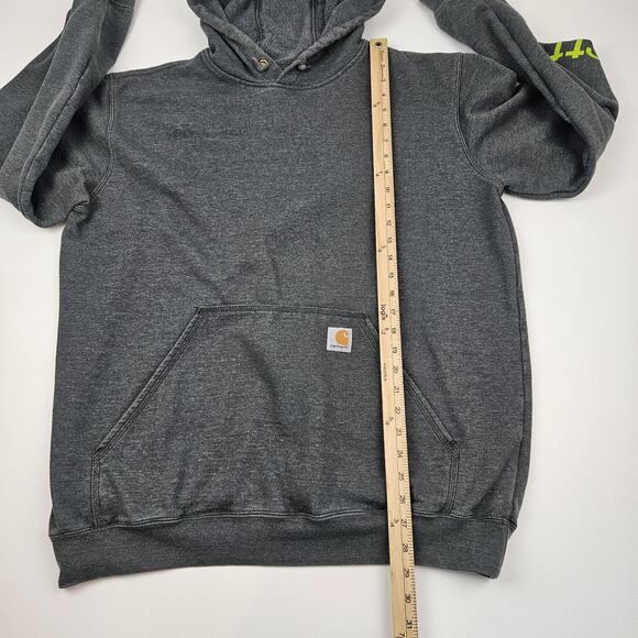 Carhartt Hoodie Men's L-Tall K288 Loose Midweight Logo Sleeve Graphic Sweatshirt - Picture 7 of 8